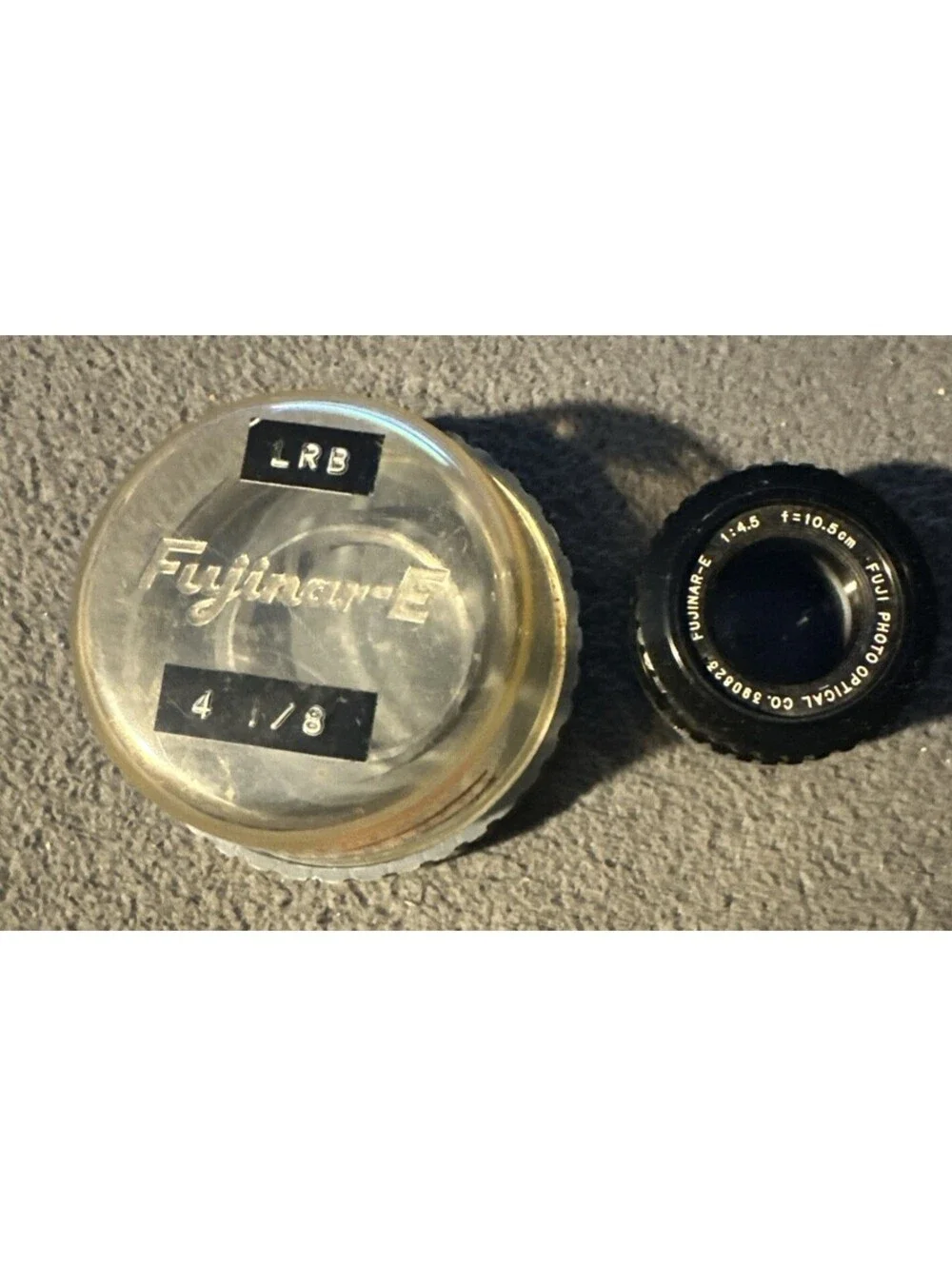 Fujinar-E Fuji Photo Optical CO. 390823 1:4.5 F=10.5 Cm From Japan With Case